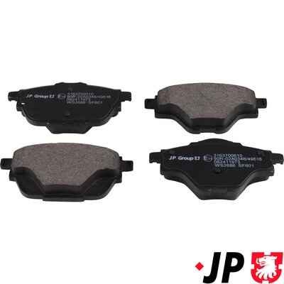 Тормозные колодки зад. Citroen C4/Peugeot 308 II 13- 